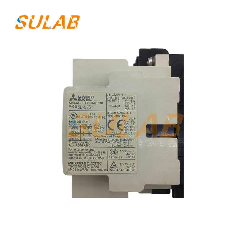 Mitsubishi Elevator Lift Spare Parts Contactor SD-N35 DC120 125V