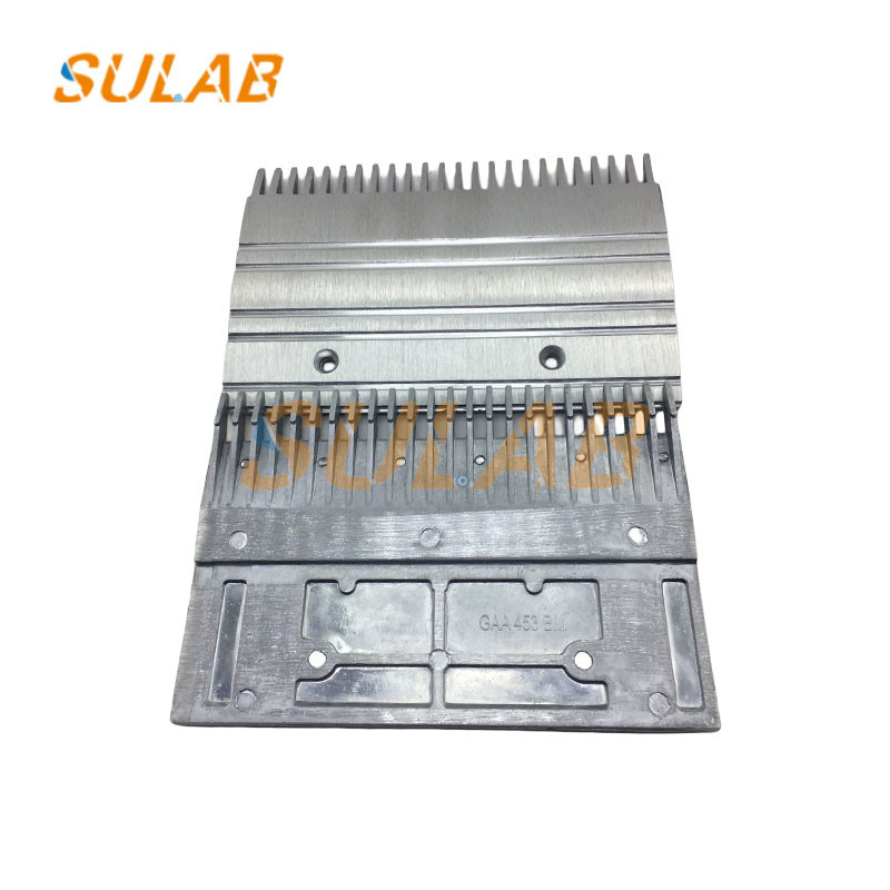 Otis Escalator Spare Parts 24 / 23 Tooth Aluminum Alloy Comb Plate XAA453CD GAA453BM