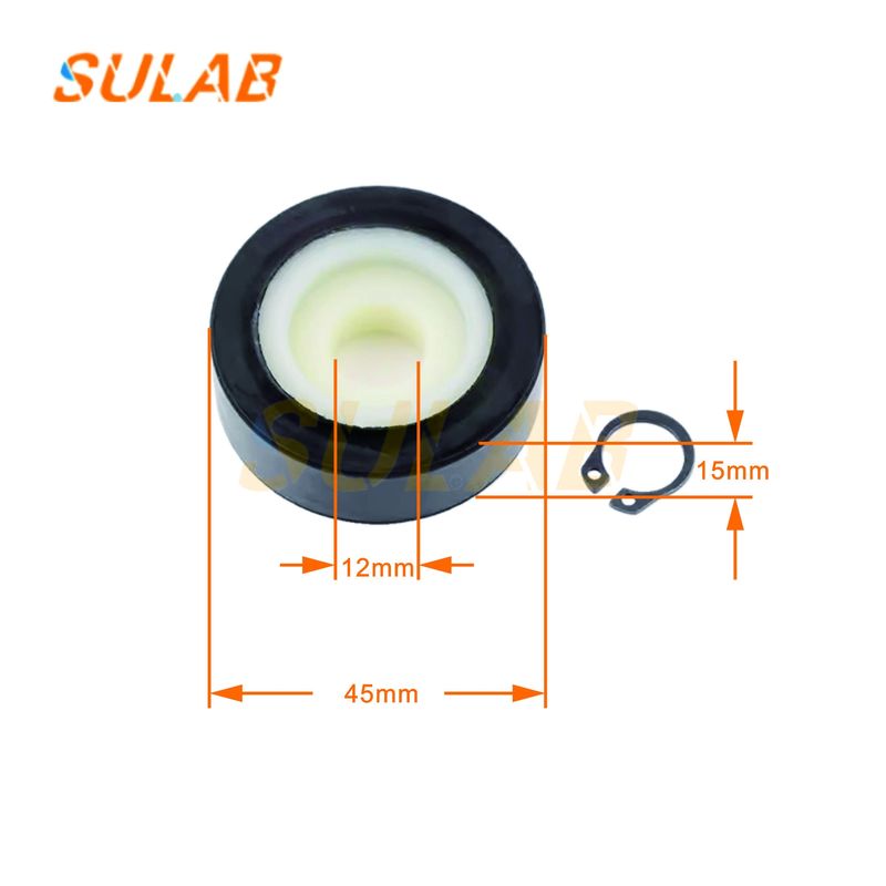 Elevator Door Lock Roller Elevator Spare Parts 45*15*12 OD45mm W15mm ID12mm DK-RSL-RN4