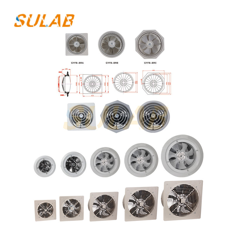 Ebmpapst 4650N-465 AC Axial Fan 230V 160m³/h for Elevator Parts