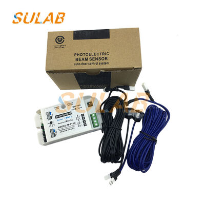 Echte M-218D lift fotocel infrarood veiligheid doorstralingssensor met schakeling tussen enkele/dubbele straal en microcomputergestuurd anti-beklemmingssysteem