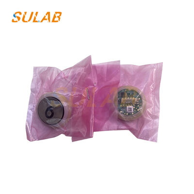 KONE Liftknop DC 24V met LED-indicatorlampjes en 32,2 mm diameter voor oproeppaneel