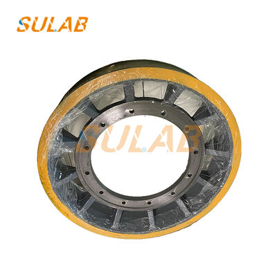 Mitsubishi Lift Traction Sheave Permanent Magnet Alle maten Gemaakt van Ductiel Ijzer QT600-3