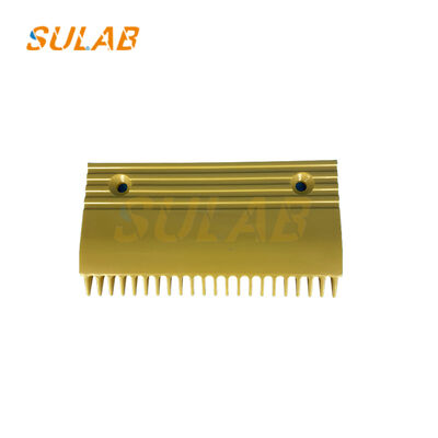 22-tanden roltrap kamplaat met hoogwaardig technisch kunststof voor een soepele overgang en conformiteit met EN 115-1