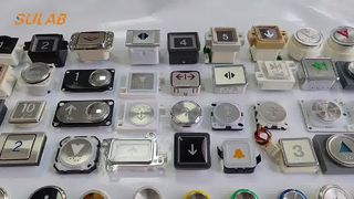 BR32A 32 mm universele specificatie liftknop met LED-achtergrondverlichting en normaal open Mo