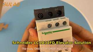 Schneider LC1D32FD 3-polige vermogensschakelaar 32A 110VDC spoel 1NO+1NC Aux voor liftbedieningskast S