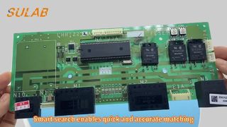 Mitsubishi-liftvloerdisplay LHH-222A met AC110V/DC24V dubbele voedingsingang en overstroom