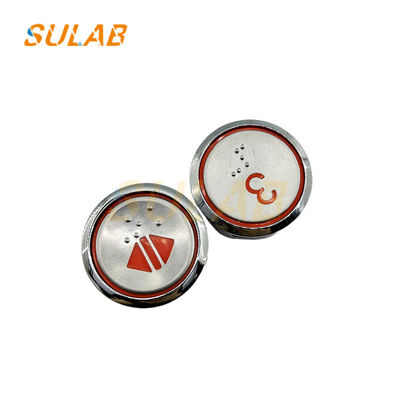 Elevator Push Button A4N47113 Metal Button With Braille For Hyundai Elevator Spare Part