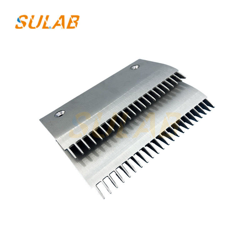 Escalator Sidewalk Aluminum Alloy Comb Plate 22 Teeth Escalator Parts