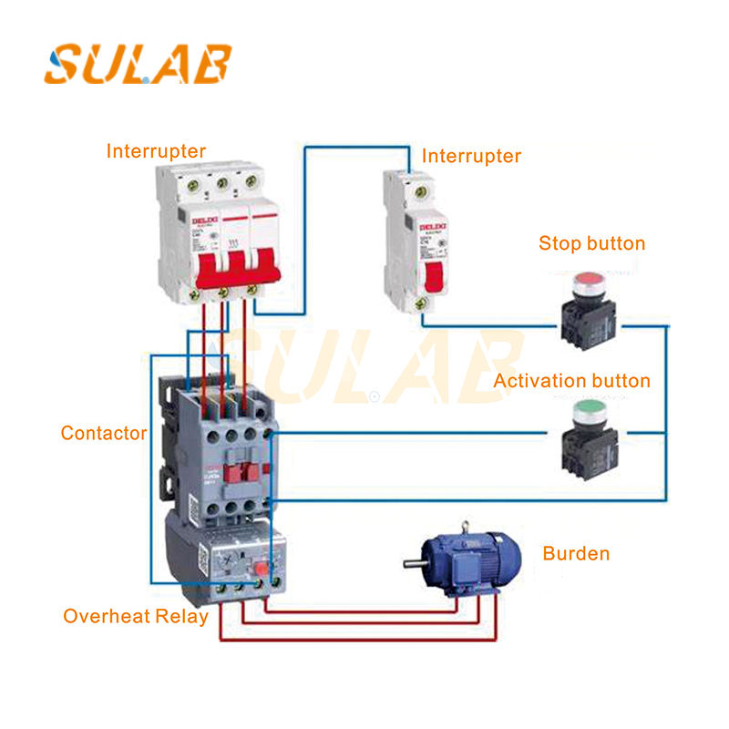 SULAB SD T21 High Voltage DC Relay for Elevator Control