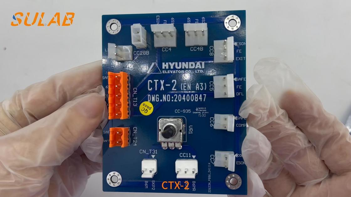 Hyundai Original CTX-2 Elevator Control Motherboard - PCB Main Board with 12 Months Warranty for STVF9 and WBVF Systems