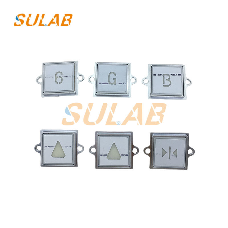 KONE 863223H03 Stainless Steel Shell Elevator Button with LED Indicator Light and Customizable Surface