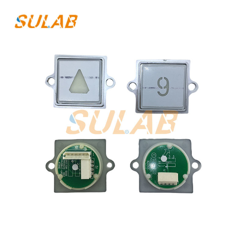 KONE 863223H03 Stainless Steel Shell Elevator Button with LED Indicator Light and Customizable Surface