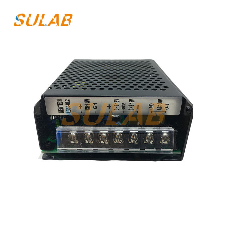 Sigma LG50-DL2 Switching Power Supply Box for Elevators with Three Independent Output Channels and Industrial-Grade Components Featuring Overload Protection