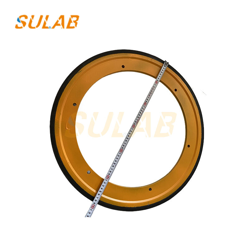 Otis 587mm Diameter Friction Wheel Wear-Resistant Anti-Slip Handrail Drive Pulley for Escalator Spare Parts