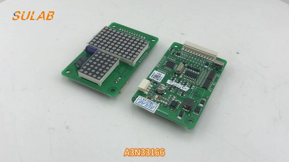 BST A3N33166 Elevator Landing Operation Panel LOP Display Board with Dot Matrix LED Display Microprocessor Control and Bidirectional Communication