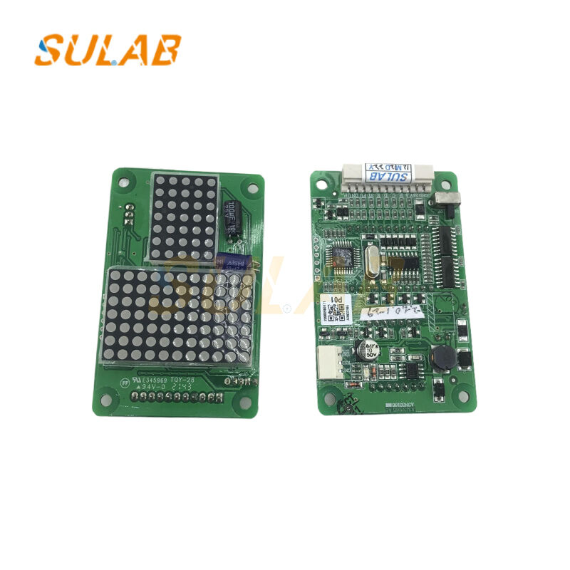 BST A3N33166 Elevator Landing Operation Panel LOP Display Board with Dot Matrix LED Display Microprocessor Control and Bidirectional Communication