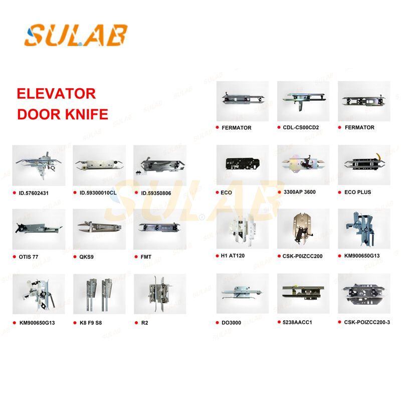CDL-CS00CD2 Elevator Door Knife Vane Cam with Galvanized Steel Plate and Wear-Resistant Nylon Rollers for Fermator Door Operator