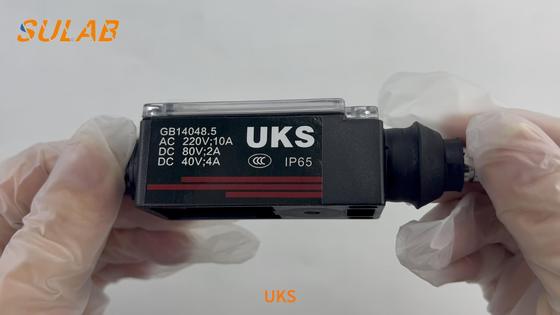 UKS-serie Liftdeurgrensschakelaar met IP67 waterdichte bescherming ISO9001 gecertificeerd AC 220V / DC 110V