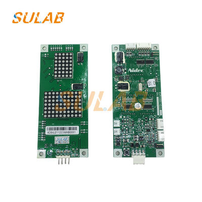 Oorspronkelijke Sulab Lift COP Display Board K-PI1000 V2.0 met RS-485 buscommunicatie en DC24V stroomvoorziening IP30-bescherming