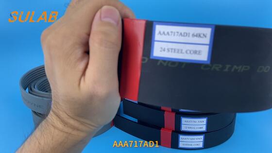 Otis Elevator Traction Steel Belt AAA717AD1 Hoge Sterkte Lage Trillingen Slijtvaste Transmissieriem voor Liftkooi Hef