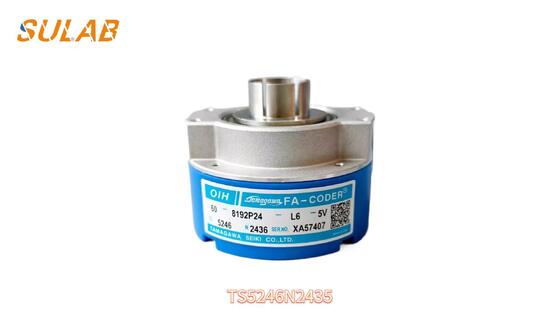 Tamagawa TS5246N2435 roterende encoder met 8192 pulsen per omwenteling, holle asstructuur en differentiële lijn-driver signaal voor lift tractiemotor