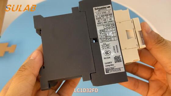 Schneider LC1D32FD 3-pool stroomcontactor 32A 110VDC spoel 1NO+1NC Aux voor lift bedieningskast